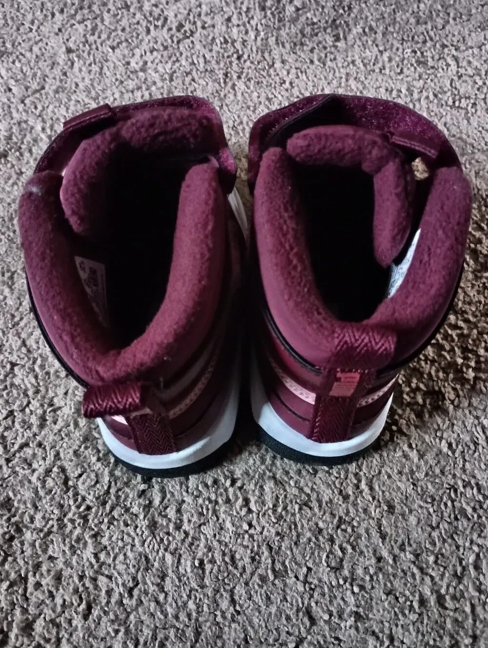 Puma Evolve Puretex Boots Toddler Sz 9 Girls Burgundy BRAND NEW WITH BOX NO LID